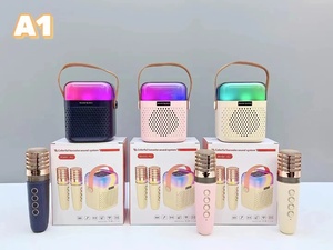 Bán Buôn Sang Trọng Màu Xanh Răng KTV Hệ Thống Karaoke Thông Minh Ánh Sáng Âm Thanh Máy Độc Đáo Sang Trọng Microphone Đồ Chơi Loa Không Dây - Product Image 5