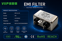 VIP4- 1A- 10(10247) Filter Saluran Listrik EMC Arus Terukur 10A untuk Peralatan Kontrol Otomasi RoHS REACH