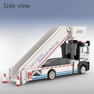 Ensemble de blocs de construction Masterpieces Engineering, voiture de gare d'aéroport, avec briques ABS - Modèle de jouet de construction DIY pour les enfants de 6 ans et plus - Product Image 6