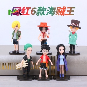 6 Piezas de Figuras de <span class=keywords><strong>One</strong></span> <span class=keywords><strong>Piece</strong></span>, Zoro, <span class=keywords><strong>Chopper</strong></span>, Luffy, Boa Hancock, Modelo de Muñeco, Decoración, Premio Coleccionable - Product Image 2