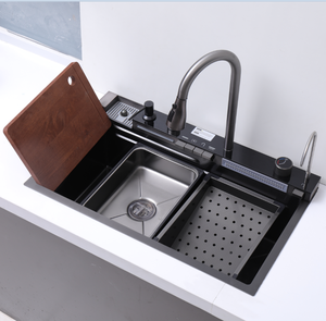 Acier inoxydable 304 <span class=keywords><strong>lavabo</strong></span> fait à la main évier de <span class=keywords><strong>cuisine</strong></span> Wholeset accessoires robinet Vietnam évier de <span class=keywords><strong>cuisine</strong></span> multifonction - Product Image 6