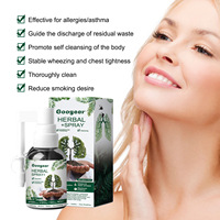 Spray Herbal Googeer pour les Poumons, Amélioration de la Fonction Respiratoire, Renforcement, Soulagement des Maux de Gorge, du Nez qui Coule et des Maux de Tête