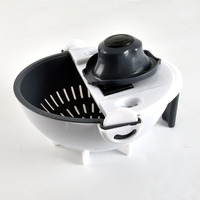 Magic Rotatie Groentesnijder Chopper Met Afvoermand Keuken Snijgereedschap Fruit Shredder Rasp Snijmachine Drop Shipping
