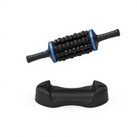 Rouleau de massage électrique à 5 vitesses, rotation avant-arrière, sans fil, rechargeable, pour les douleurs musculaires des pieds, du dos et des jambes