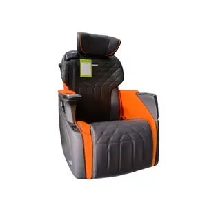Asiento de coche Van de lujo con asientos reclinables de masaje de aire VIP Asiento de coche de cuero de lujo para Multivan Caravelle