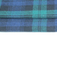 Personnalisable 100% polyester teint en fil tissu à carreaux vente chaude gaufre Imitation coton pour chemises
