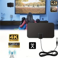 Antenne TV numérique portable BEST SELL SIGNALWE 4K 1080p pour Smart TV HDTV, mini, longue portée, intérieure, compatible ATSC, gain 25dBi