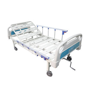 Tempat Tidur Rumah Sakit Manual ABS Engkol Tunggal dari Produsen, Tempat Tidur Perawatan Ekonomis untuk Pasien Terbaring - Product Image 2