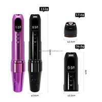 Kits de machine à tatouer rotative sans fil en acier inoxydable OEM ODM pour maquillage permanent des sourcils/des yeux/des lèvres, universels