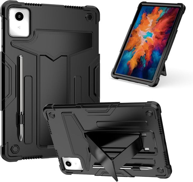 Tablet Case&Cover for Lenovo Tab K11 M11TB330 Pencil Holder Kickstand Hybrid Full Body Rugged Shock-Proof Fall Protection Cover