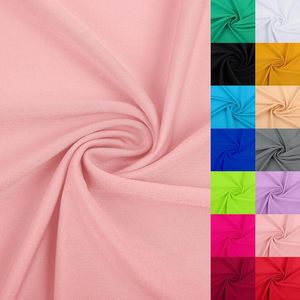 Tissu en jersey côtelé extensible en spandex à haute élasticité, lisse, pour vêtements, cols, ceintures et couture DIY - Product Image 1