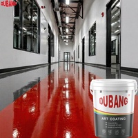 Pintura al Agua de Grado Industrial, Resistente al Desgaste, Resistente a la Presión, Impermeable, Fuerte Adhesión, Resina Epoxi para Pisos