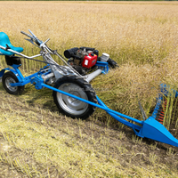 Moissonneuse agricole pour blé, riz, luzerne, batteuse, coupe-herbe pour riz paddy, machine de récolte, tracteur à conducteur marchant, tondeuse à gazon pour la ferme