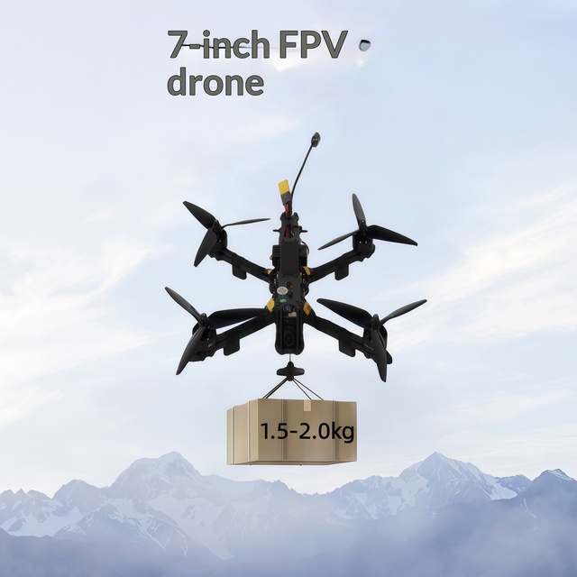 Fpv Drone 7inch/9inch/10inch  Capable of Carrying 2.5 kg the Flight Time Can Reach 30 Minutes