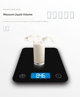 Balance de cuisine numérique intelligente Bluetooth pour usage domestique, capacité 5 kg, précision 1 g, balance alimentaire de précision de qualité fitness OEM/ODM