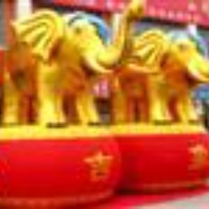 <b>Customized</b> Printed Golden Lion Inflatable Wedding Decoration <b>Balloons</b> For Opening Celebration - Product Image 4