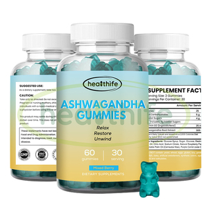 Suplemento de gomitas de Ashwagandha veganas de etiqueta privada <span class=keywords><strong>para</strong></span> hombres <span class=keywords><strong>Vitamina</strong></span> <span class=keywords><strong>D</strong></span> Gummies de Ashwagandha - Product Image 1