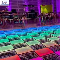 Piste de danse LED RGB personnalisable pour aire de jeux intérieure, sol interactif lumineux pour discothèque, bar, soirée DJ, événement scolaire, location