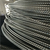 Kabel Bangunan Logam Dia 5mm 6mm 7mm 8mm 9mm 10mm 12 Gauge, Kawat Baja Batang PC Prestress untuk Beton