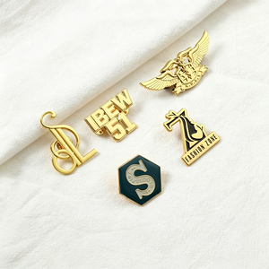 3D Embossed Zinc Alloy Metal <b>Badge</b> Custom Enamel Lapel <b>Pin</b> Brooch For Event Souvenir Gifts - Product Image 1