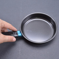 14cm 16cm 18cm Wajan Besi Anti Lengket Wajan Datar Gaya Cina Panci Sup Set Wajan Penggorengan
