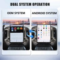Autoradio Android 13 de 15,6 pouces pour Chevrolet Silverado GMC SIERRA 2014-2018, lecteur multimédia Carplay, GPS, 4G WIFI, unité principale