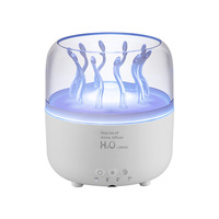 Diffuseur d'arômes en forme de méduse, nouveau style, humidificateur électrique à huile essentielle, anneau de brume, éclairage LED sept couleurs, pour bureau