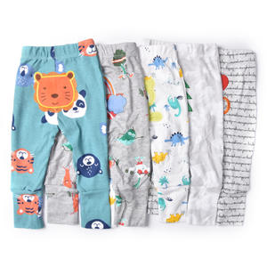 Pantalons pour enfants, bébés garçons et filles, vêtements décontractés en coton pour tout-petits, design aléatoire, 5 pièces, pantalons longs pour bébés - Product Image 1