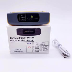 फाइबर ऑप्टिकल ग्रीन लेजर टेस्ट पेन FFS107 VFL 10MW विजुअल फॉल्ट लोकेटर 5 किमी-30 किमी रिचार्जेबल ग्रीन लाइट पेन ली-बैटरी के साथ - Product Image 6