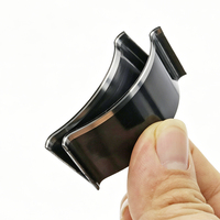 Lot de 10 poinçons à extrémité ronde pour sangles en cuir, outils de découpe d'angle pour la finition des ceintures en cuir