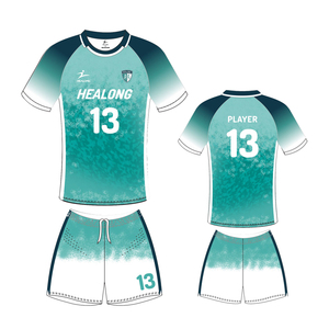 2017 Latest Design Youth Blank <span class=keywords><strong>Used</strong></span> Green Cheap Wholesale <span class=keywords><strong>Soccer</strong></span> Uniform - Product Image 1