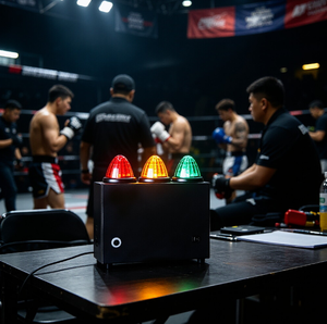 Minuteur de <span class=keywords><strong>boxe</strong></span> CHEETIE, indicateurs LED vert/orange/rouge, modes d'entraînement réglables, idéal pour les rings de <span class=keywords><strong>boxe</strong></span>, les salles de sport MMA - Product Image 3