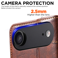 Étui portefeuille magnétique SUTENI en similicuir avec support pour iPhone 18 Pro Max, 17, 16 Plus, 15 Pro, 14, 13, 12