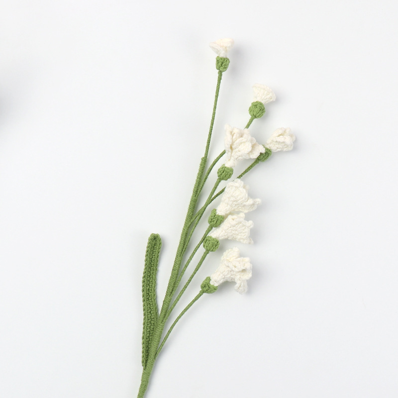 Meng si freesia 7 flowers-milk white