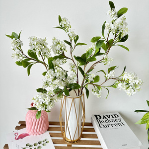 Flores Artificiales de Murraya Paniculata de 79 cm, Blancas, Amarillas, Rosa Claro, Tela de Mimbre, Accesorios de Fotografía, Decoración del Hogar - Product Image 1