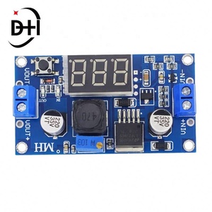 Convertidor reductor de voltaje CC-CC LM2596 con voltímetro LED, adaptador Buck ajustable de 4.0~40V a 1.3-37V, fuente de alimentación. - Product Image 4