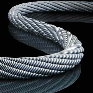 Compre Cable de Acero Galvanizado de 10 mm a 20 mm con Núcleo IWRC, Cable de Elevación de Alta Resistencia, Rollo de 500 m, Suministro de Cable de Acero - Product Image 1