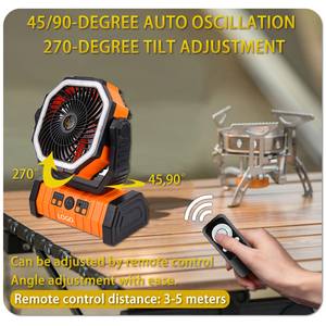 Rechargeable Ventilador F6 Portable 20000mAh USB Waterproof Standing <strong>Fan</strong> <strong>Remote</strong> Control Outdoor Camping <strong>Fan</strong> <strong>with</strong> Light for Hotel - Product Image 5