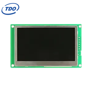 Layar UART 4.3 inci 480*272, layar pintar kapasitif LCD IPS portabel dengan papan driver