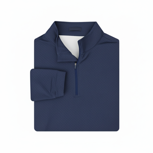 定制印花高尔夫刺绣半拉链四分之一拉链套头连帽衫定制公司徽标高尔夫四分之一拉链衬衫男式 - Product Image 2