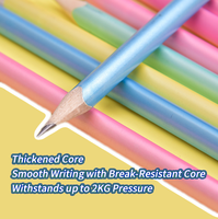 Crayons triangulaires Macaron avec gravure laser personnalisée pour enfants, étudiants, fournitures scolaires et cadeaux personnalisés