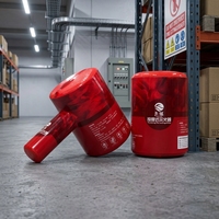 Grenade anti-incendie 500g, extincteur aérosol à lancer, classe ABCEF, coque en acier, pour lancer et éteindre