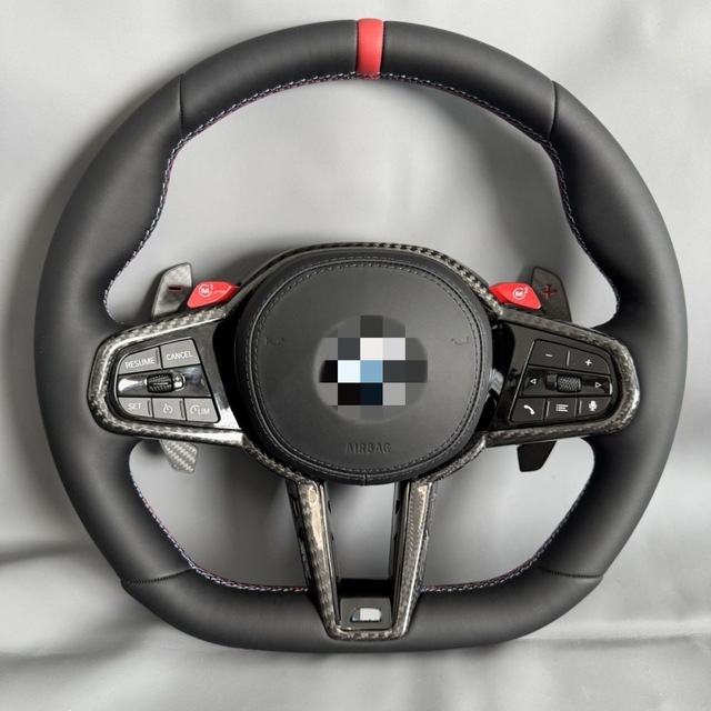 CS Style Sport Racing Steering Wheel Assembly for F G Chassis 1 2 3 4 5 6 7 8 Series G20 G30 Retrofit Upgrade Conversion