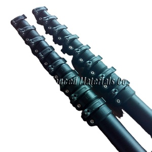 Mât télescopique pour caméra en fibre de carbone avec monture 1/4 / tiges extensibles en fibre de verre pour l'inspection de la caméra avec accessoires - Product Image 2