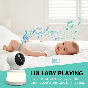 KT564W Tuya <b>Smart</b> WiFi Baby Monitor 5 Inch IPS 720P Screen with AI Motion Crying Detection and Night <b>Light</b> - Product Image 5