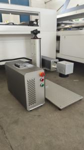 Máquina de marcado láser de fibra de Metal de 20W 30W 50W con soporte DXF 110*110mm doble punto rojo 80mm EZCAD Control SG7110 Galvo Head - Product Image 4