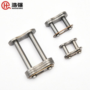 Conector de Cadena de Rodillos Haoqiang 48A de 2.5 Pulgadas, Cadena Industrial Estándar de Una Sola Hilera, Acero al Carbono con Superficie Pulverizada - Product Image 2