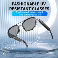Lunettes de soleil intelligentes avec traducteur, traduction vocale en temps réel, multi-langues, audio sans fil, réunions d'affaires