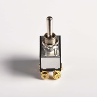 Interrupteur à levier TOOWEI On-on Double Pole Double Throw Sub-miniature Vintage T6022W 10A 15A 220V avec bornes à vis