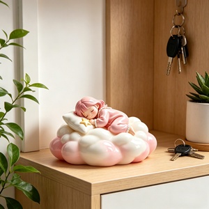 Sogni dolci tra le nuvole. Questa scultura è stata scolpita e realizzata da Bozhiyi Art. - Product Image 6